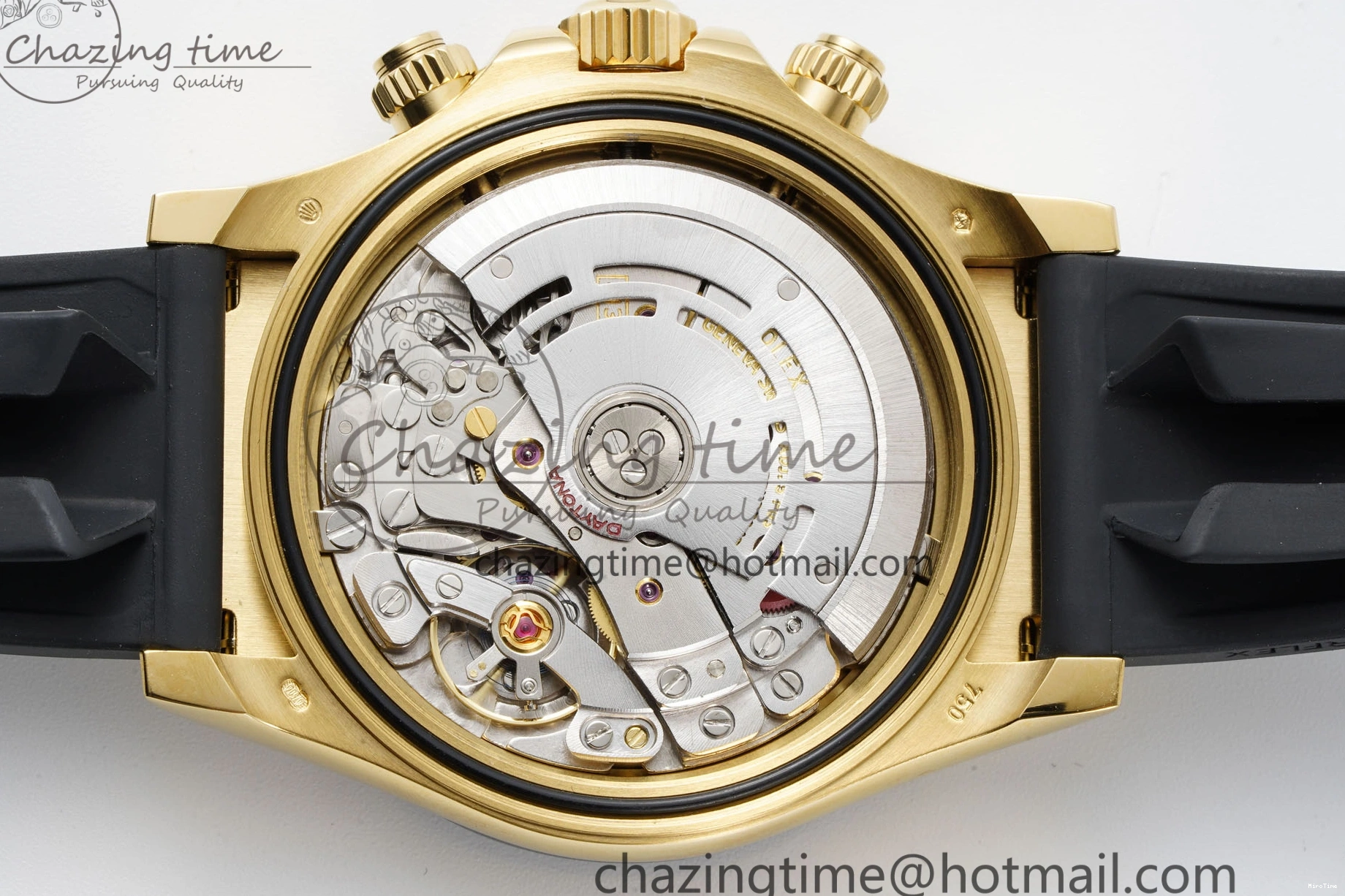 MiroTime 0429 Daytona 116518 BTF 1:1 Best Edition Paul Newman Black YG Dial on Oysterflex Rubber Strap SA4130 V Modern 2259